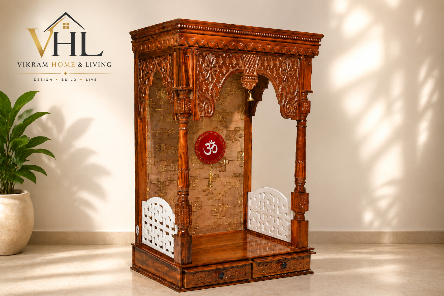 WOODEN DOMASTIC TEMPLE MODEL NO: 6170