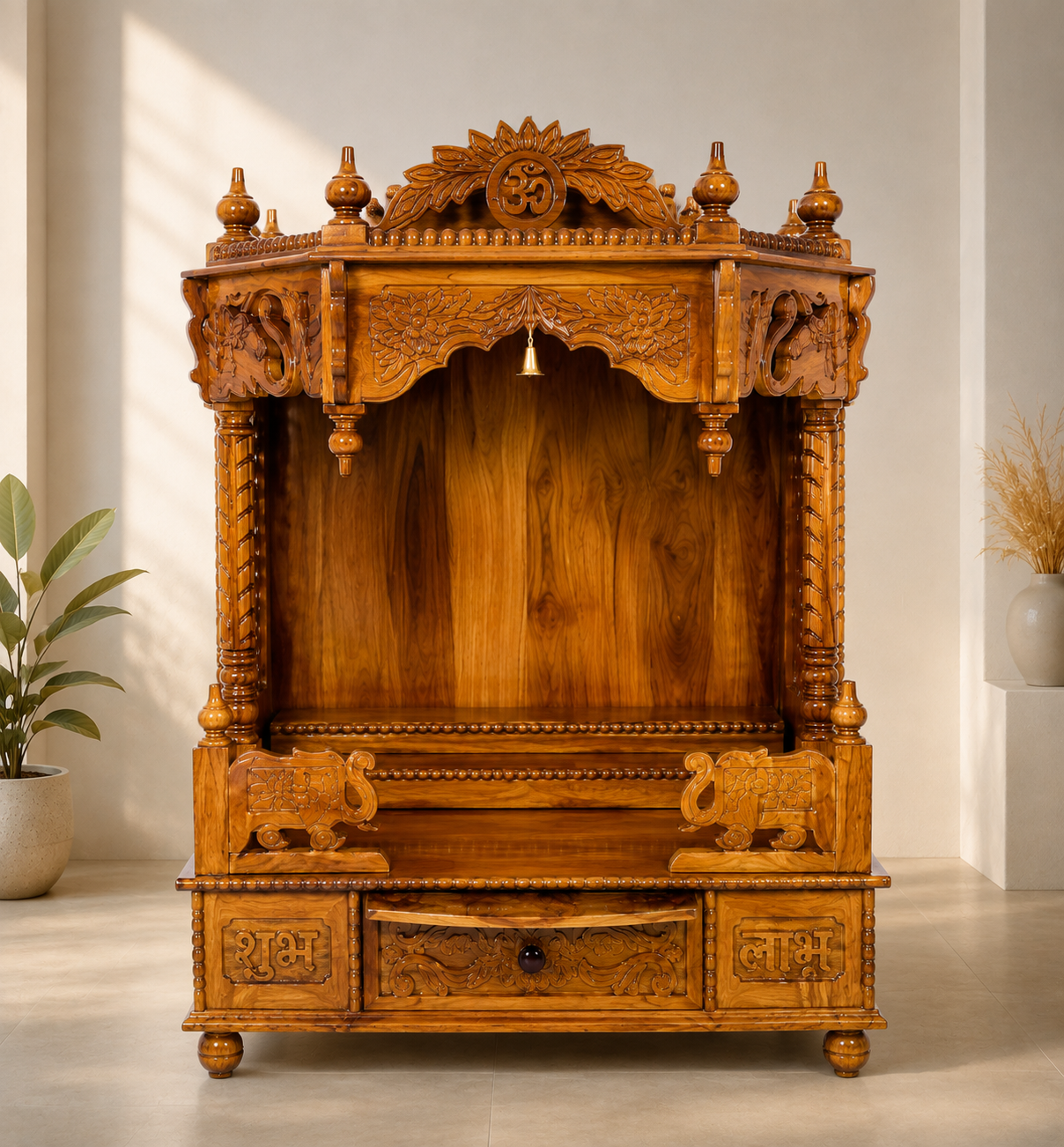 WOODEN DOMASTIC TEMPLE MODEL NO: 5156