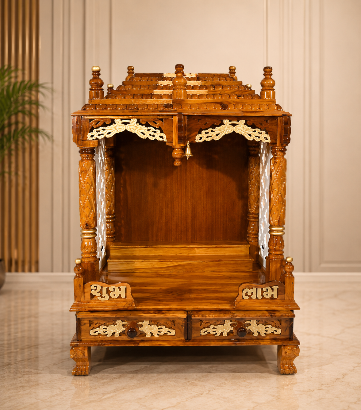 WOODEN DOMASTIC TEMPLE MODEL NO: 7154
