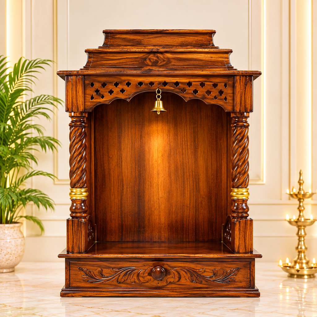 WOODEN DOMASTIC TEMPLE MODEL 5122