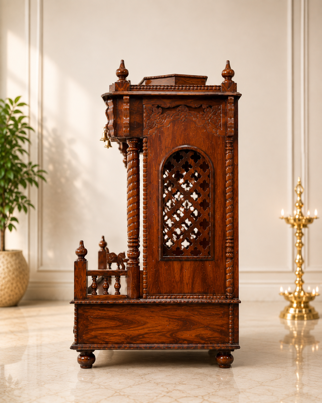 WOODEN DOMASTIC TEMPLE MODEL 5158