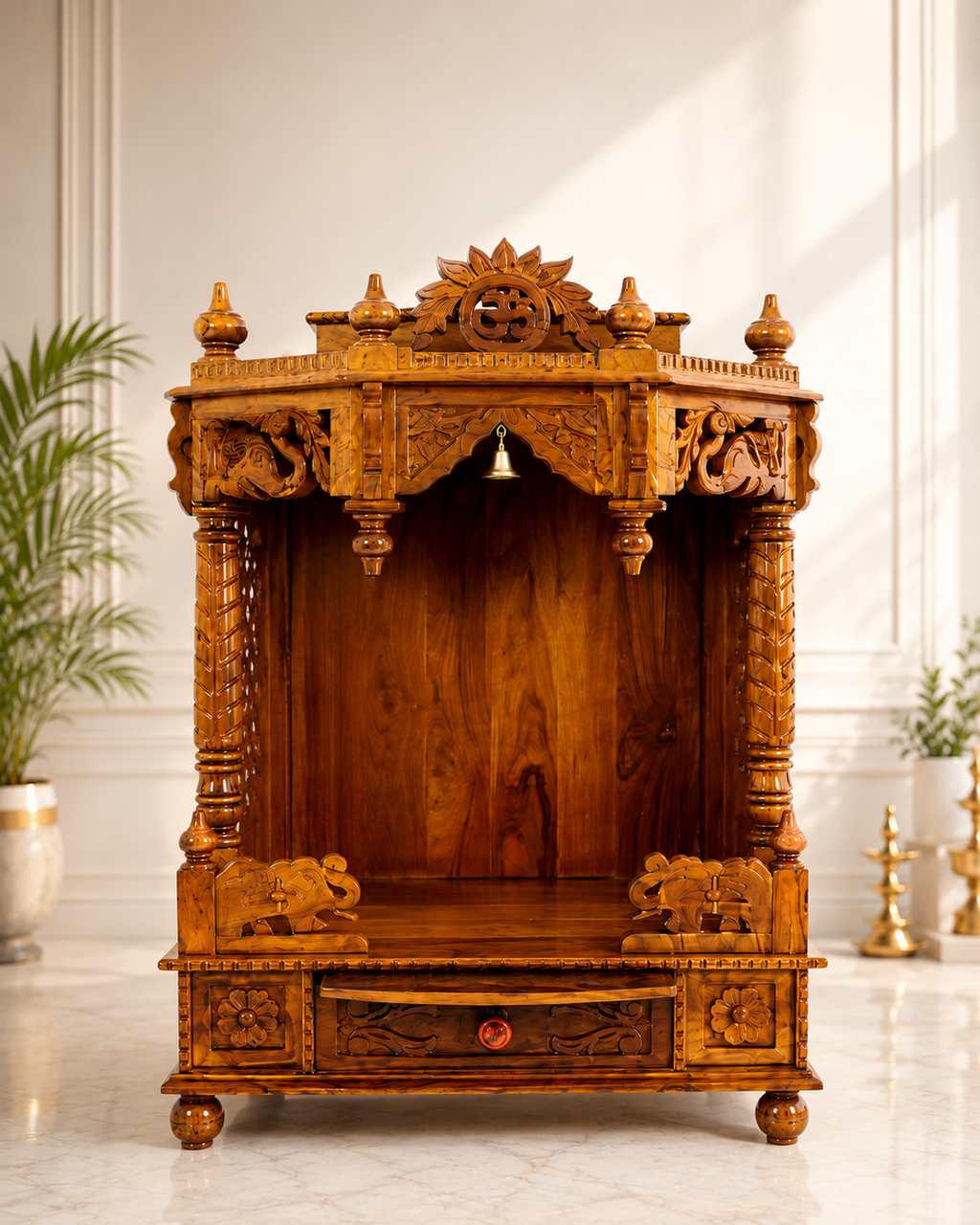 WOODEN DOMSTIC TEMPLE MODEL 5157