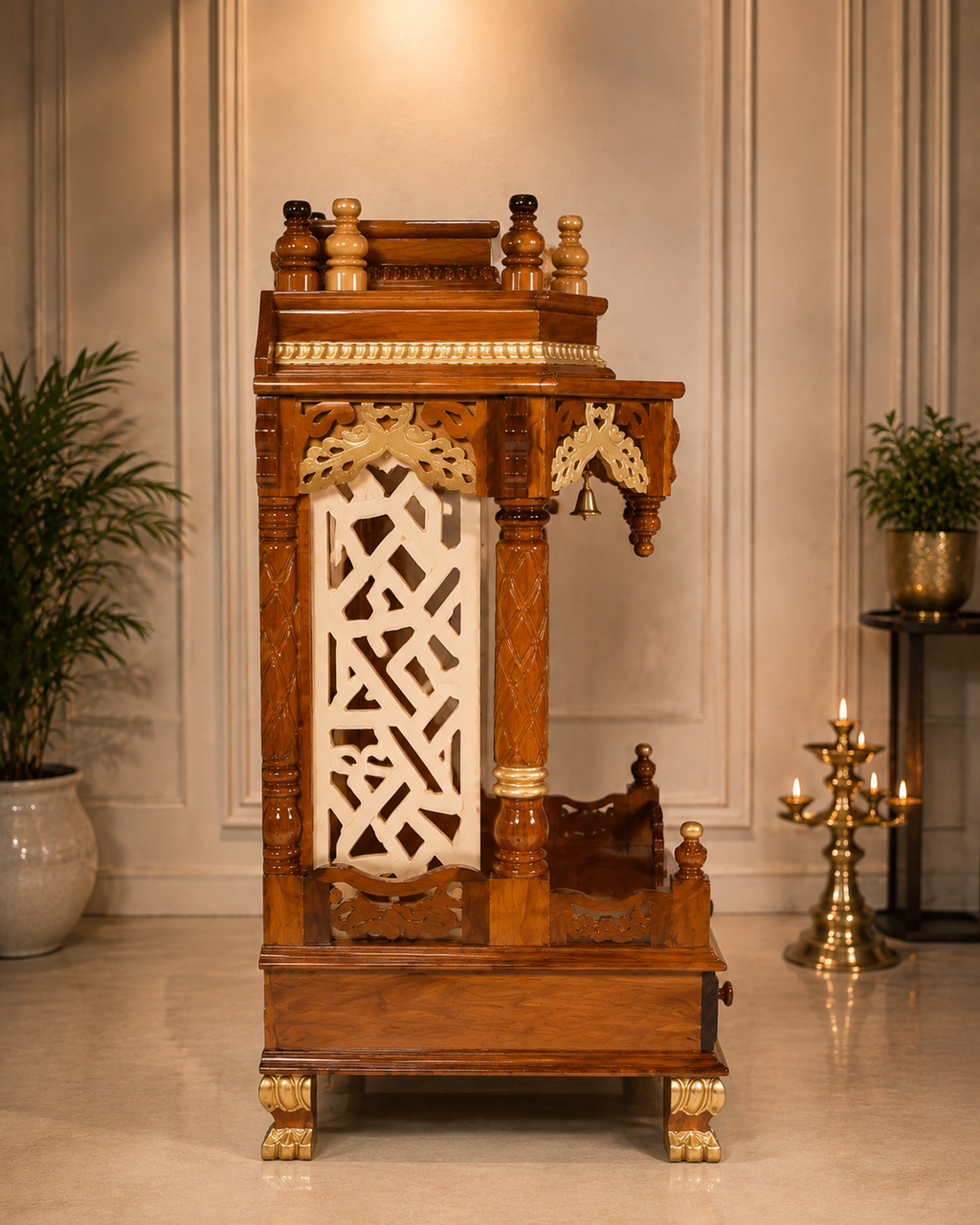 WOODEN DOMASTIC TEMPLE 7109