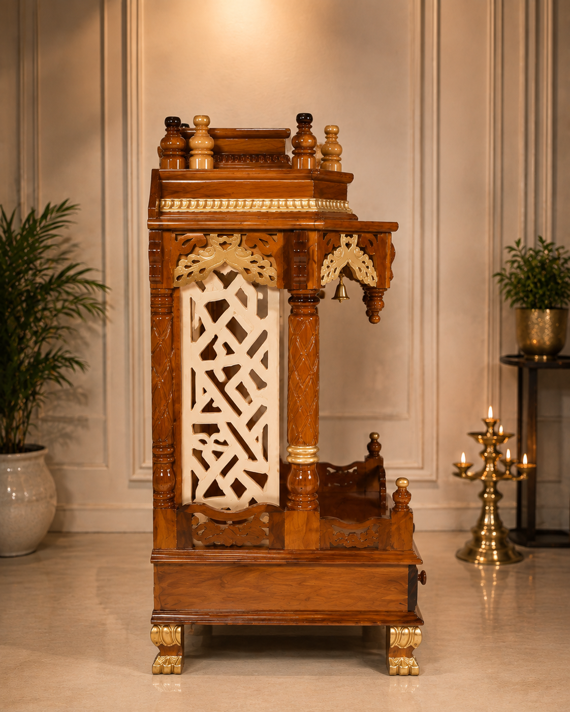 WOODEN DOMASTIC TEMPLE 7109