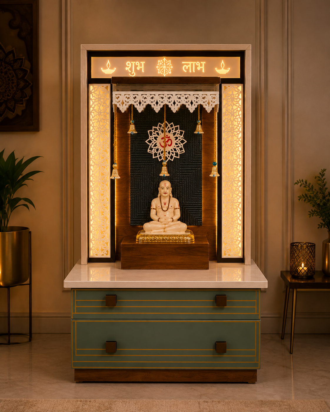 WOODEN DOMASTIC TEMPLE MODEL NO. 7114