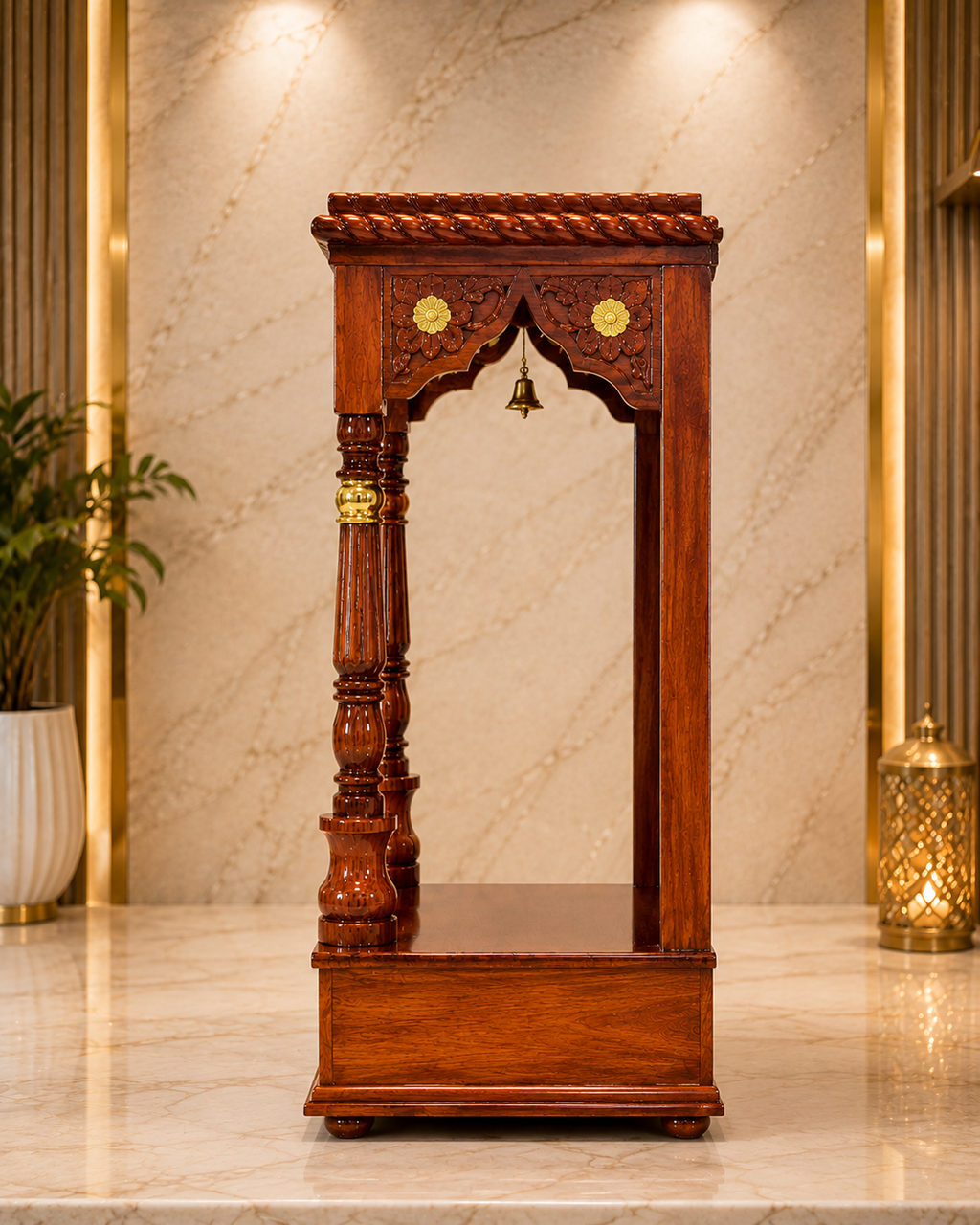 WOODEN DOMASTIC TEMPLE MODEL 5123