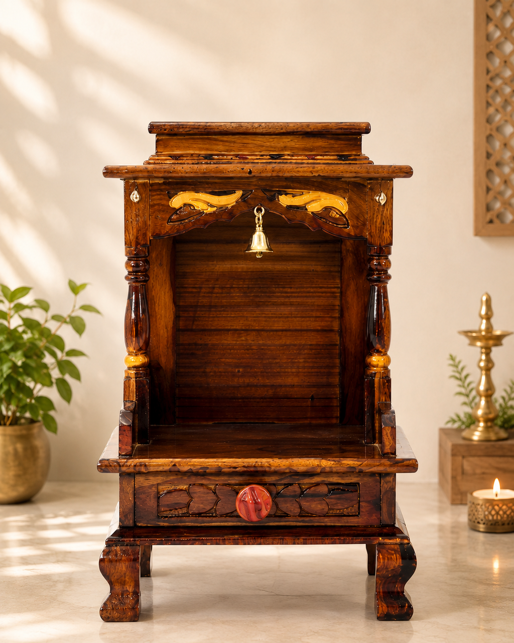 WOODEN DOMASTIC TEMPLE MODEL 5102