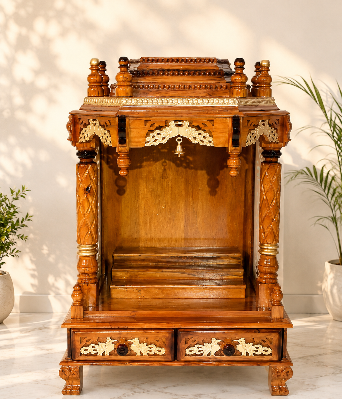 WOODEN DOMASTIC TEMPLE MODEL NO. 7115