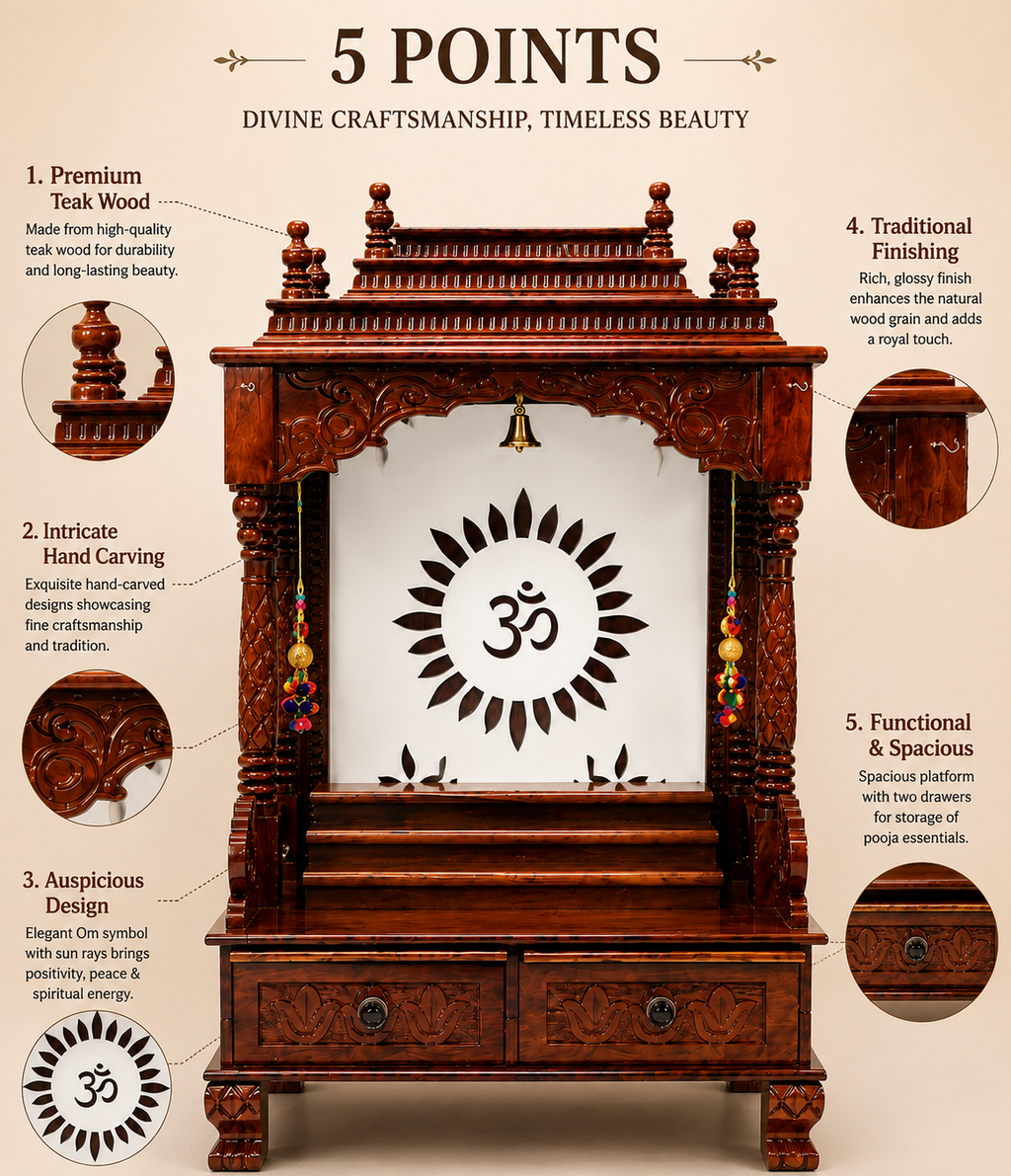 WOODEN DOMASTIC TEMPLE MODEL NO.  6156