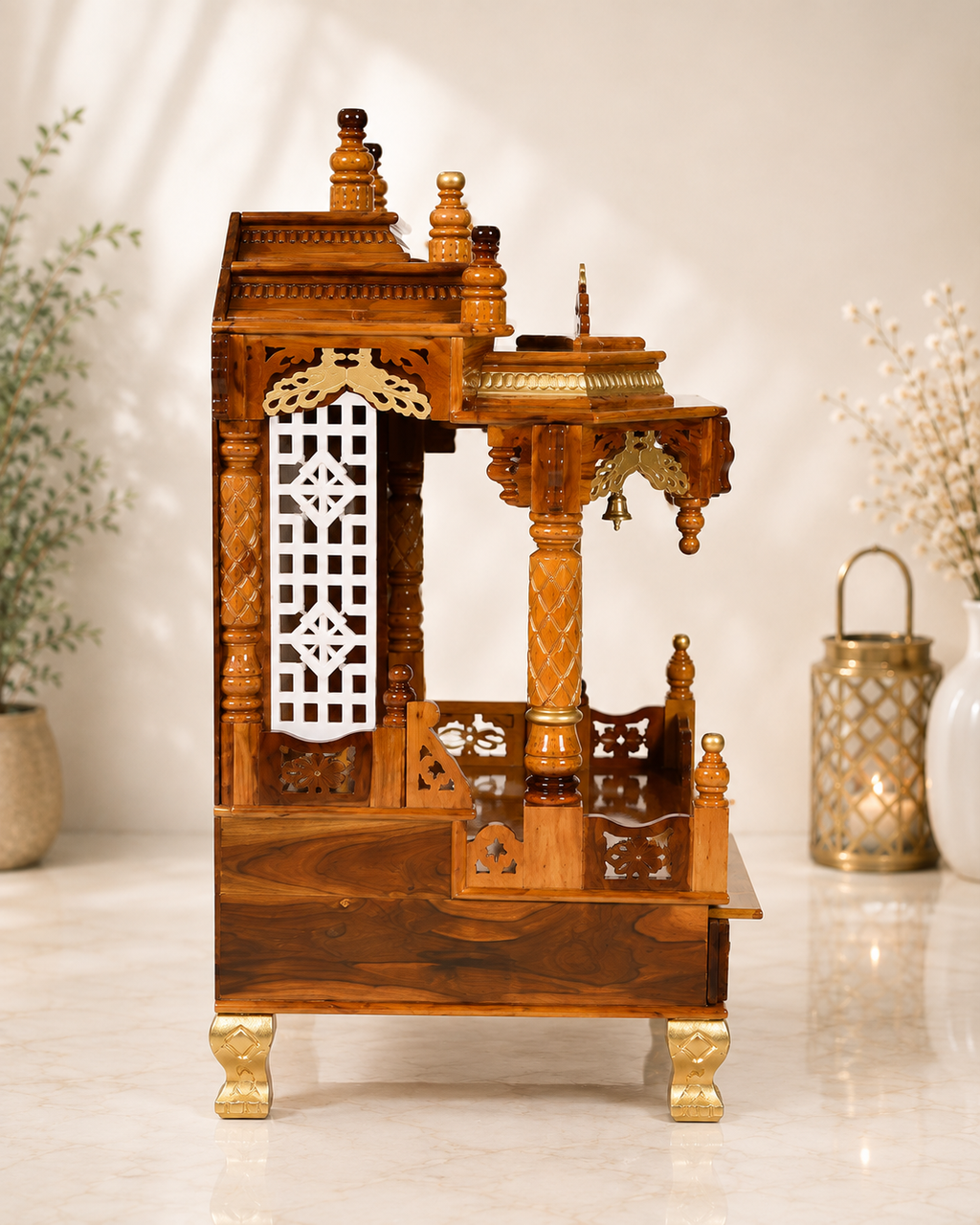 WOODEN DOMASTIC TEMPLE MODEL NO. 7132