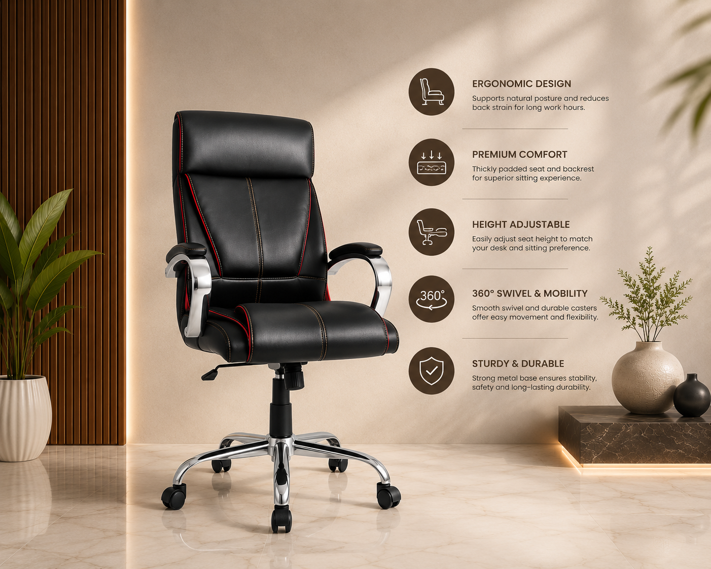 OFFICE BOSS CHAIR VC-1007