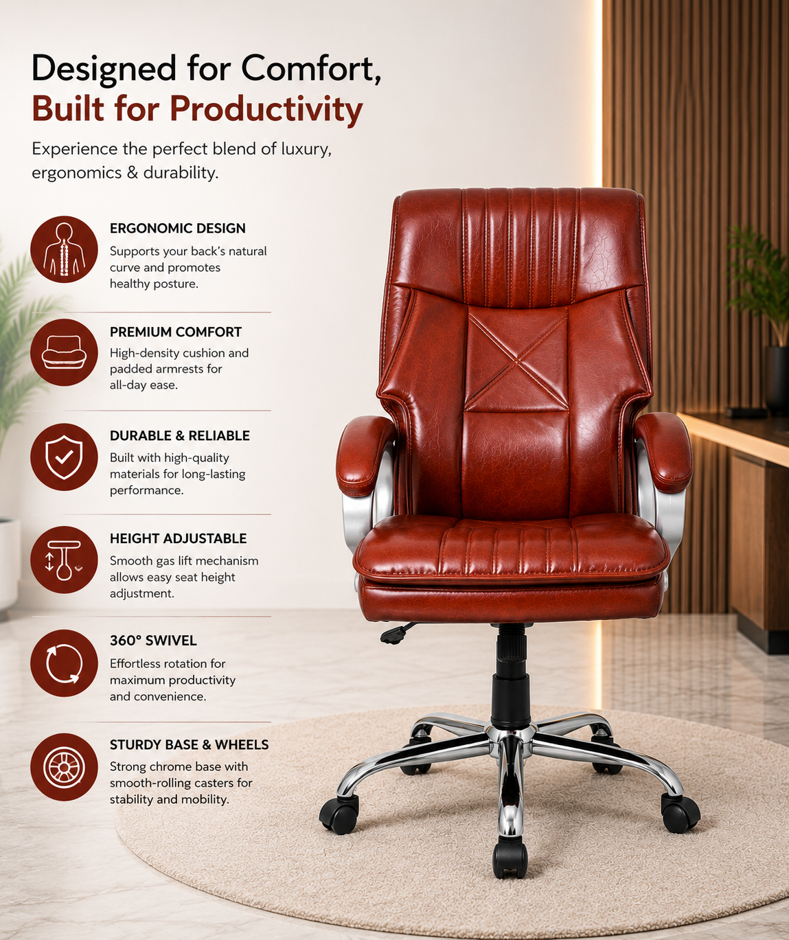 OFFICE BOSS CHAIR VC-1025