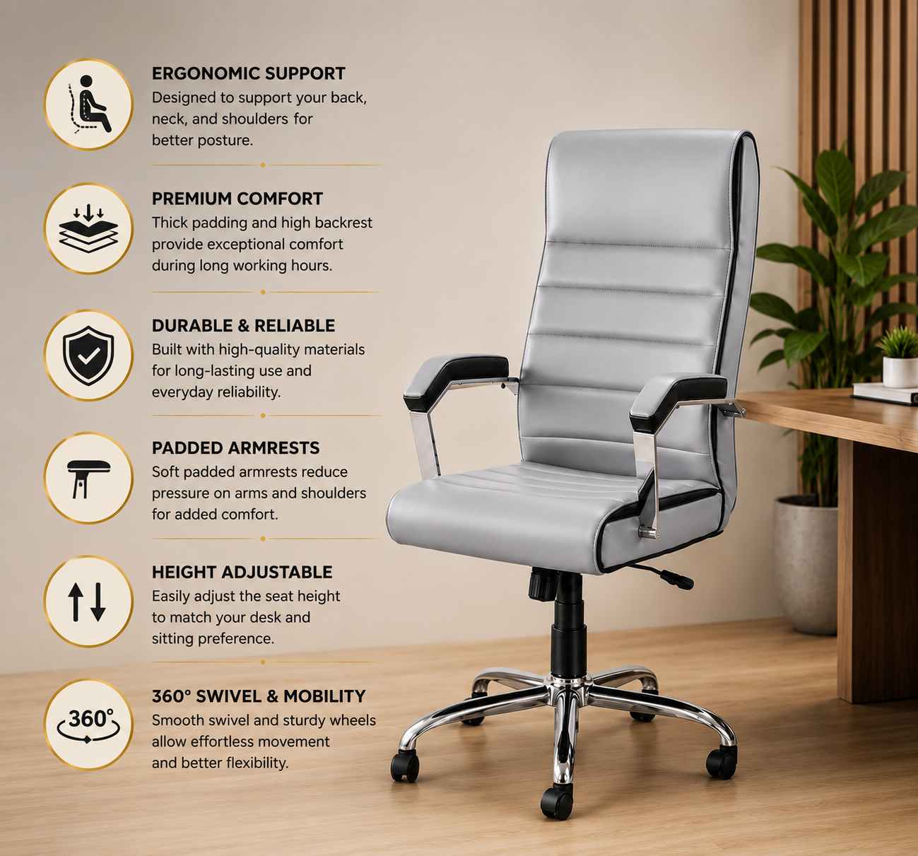OFFICE BOSS CHAIR VC-1003