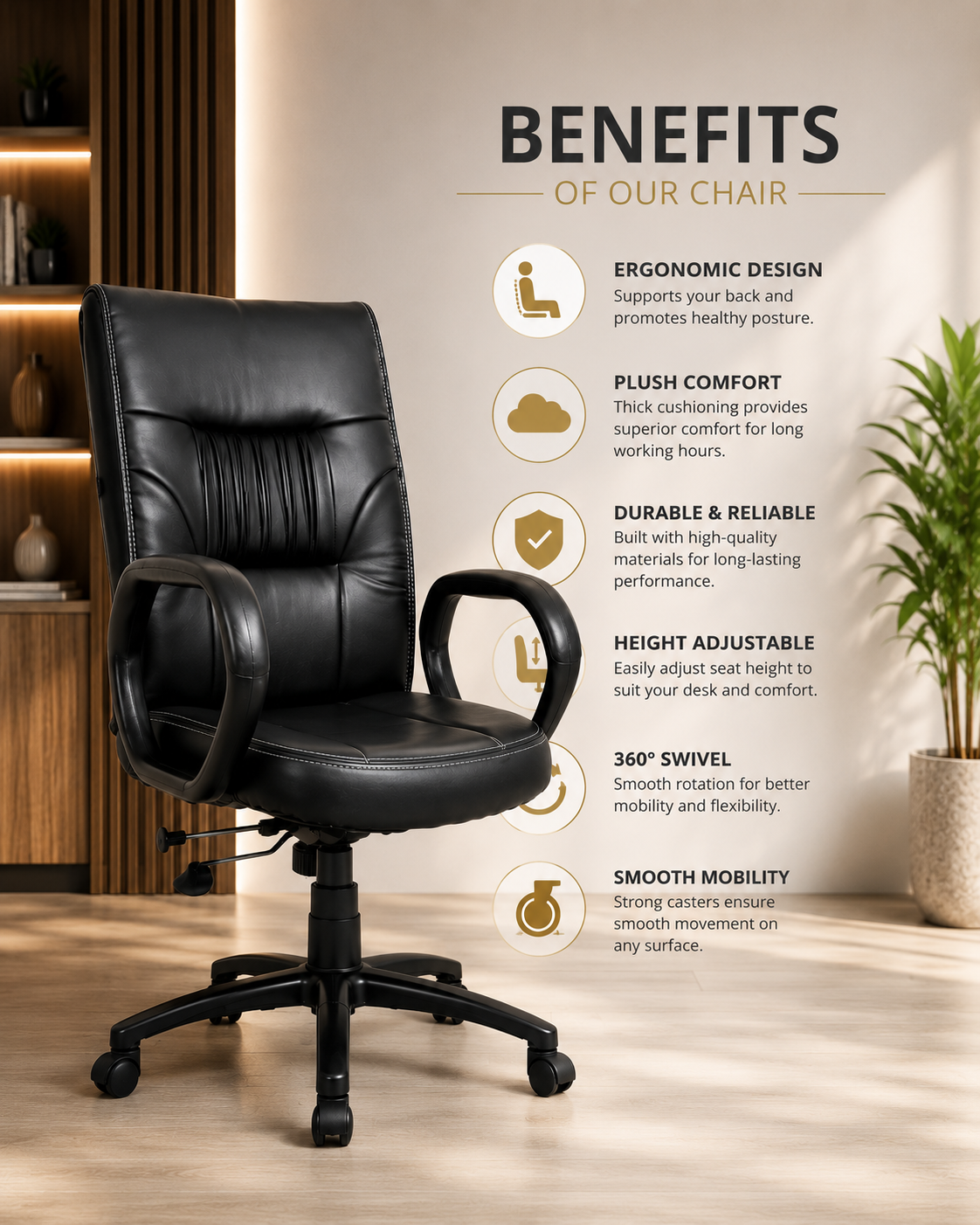 Boss Office Chair VC- sunnut