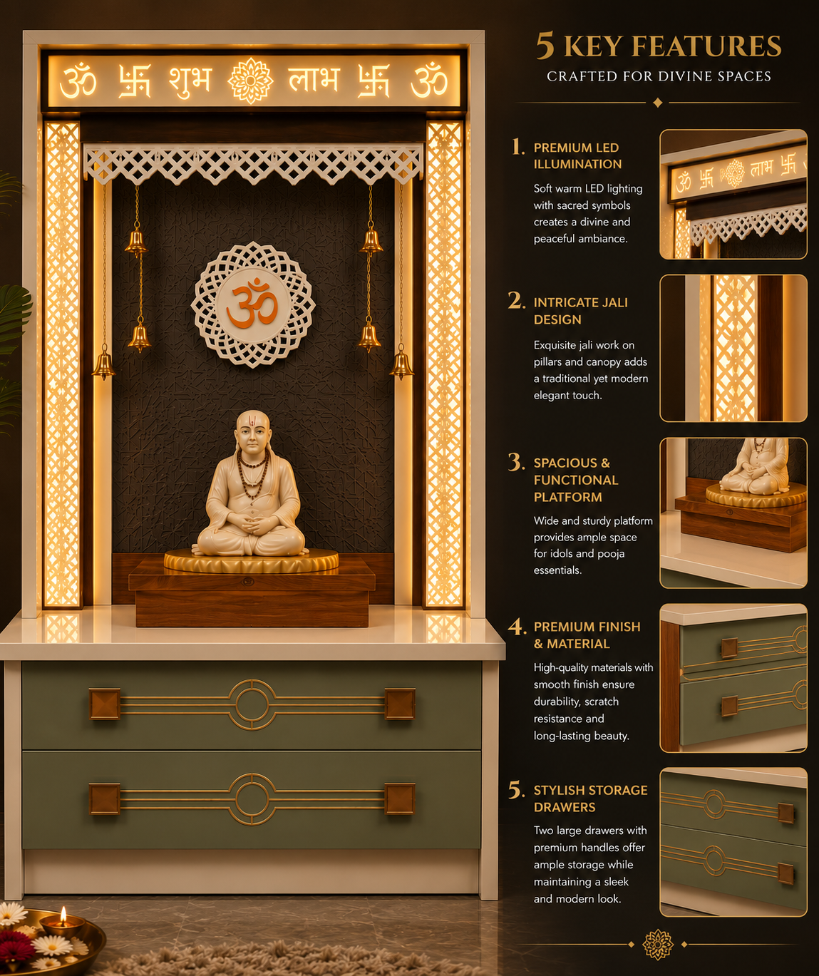 WOODEN DOMASTIC TEMPLE PU 114
