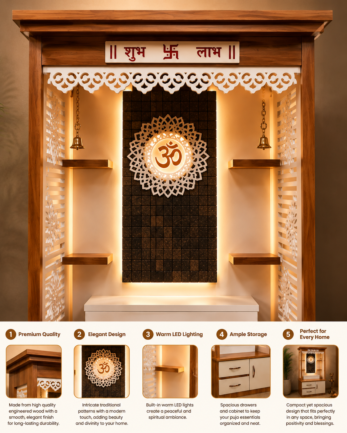WOODEN DOMASTIC TEMPLE 110