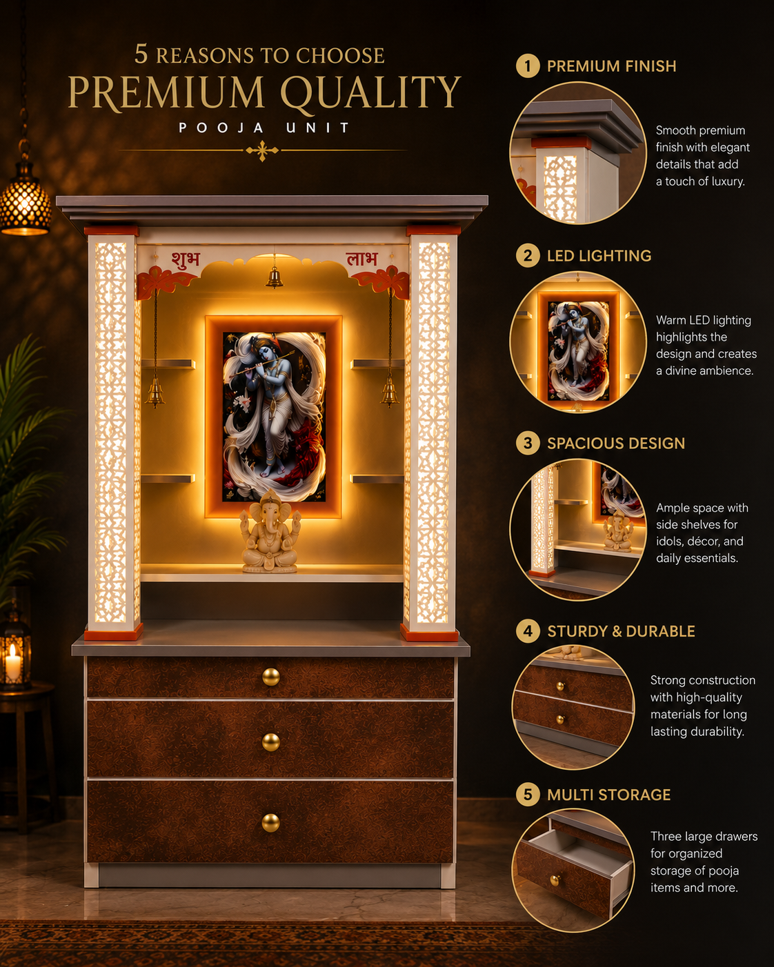 WOODEN DOMASTIC TEMPLE PU 117
