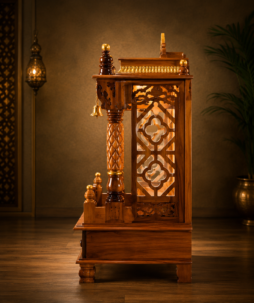 WOODEN DOMASTIC TEMPLE MODEL NO: 7104