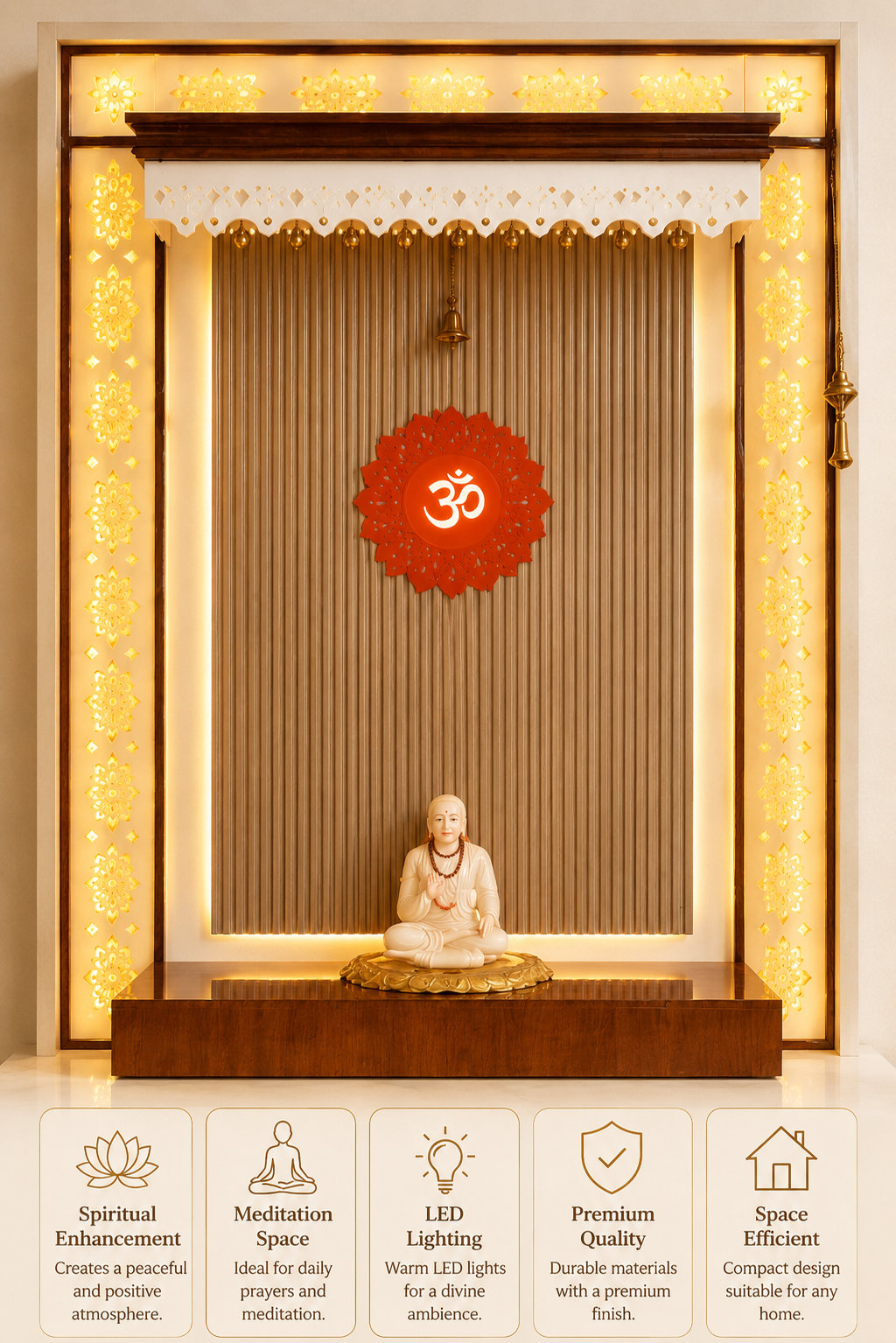 WOODEN DOMASTIC TEMPLE PU 115