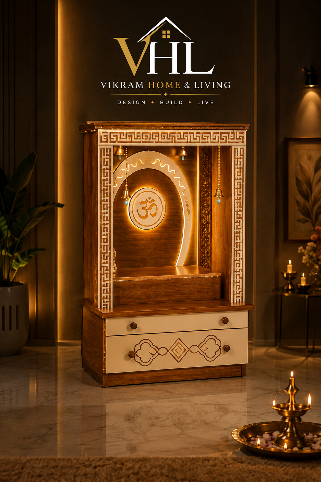 WOODEN DOMASTIC TEMPLE PU 104