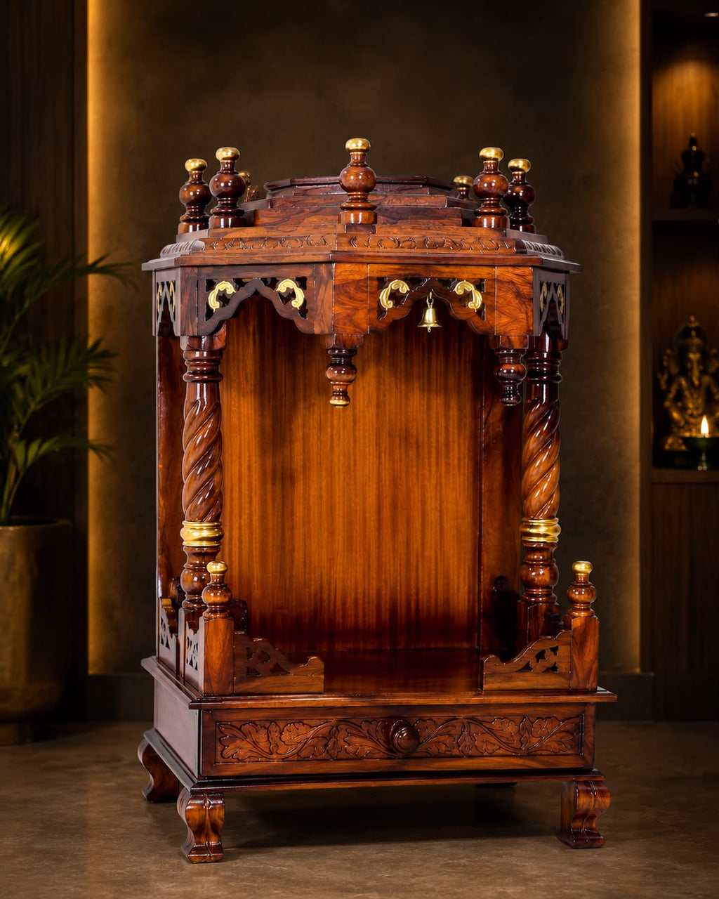 WOODEN DOMASTIC TEMPLE M.NO. 5152
