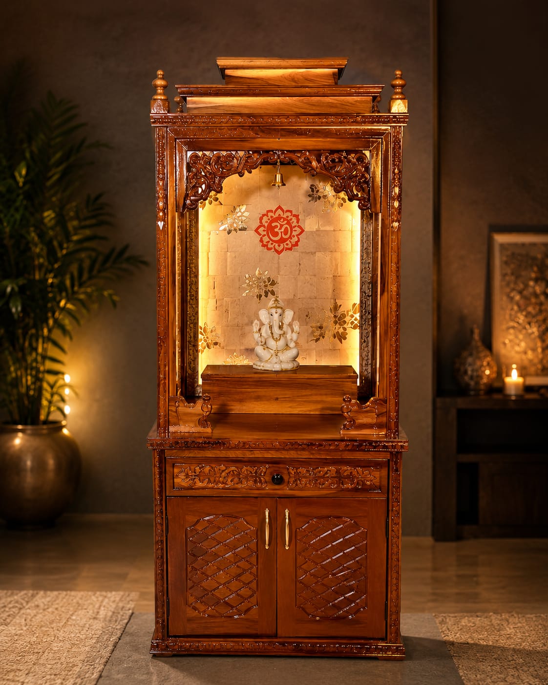WOODEN DOMASTIC TEMPLE CNC-2