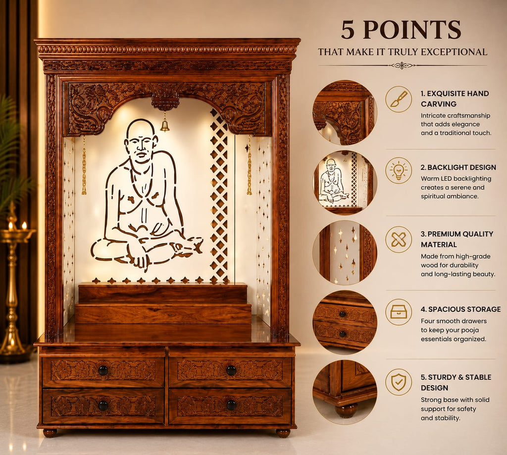 WOODEN DOMASTIC TEMPLE 6151