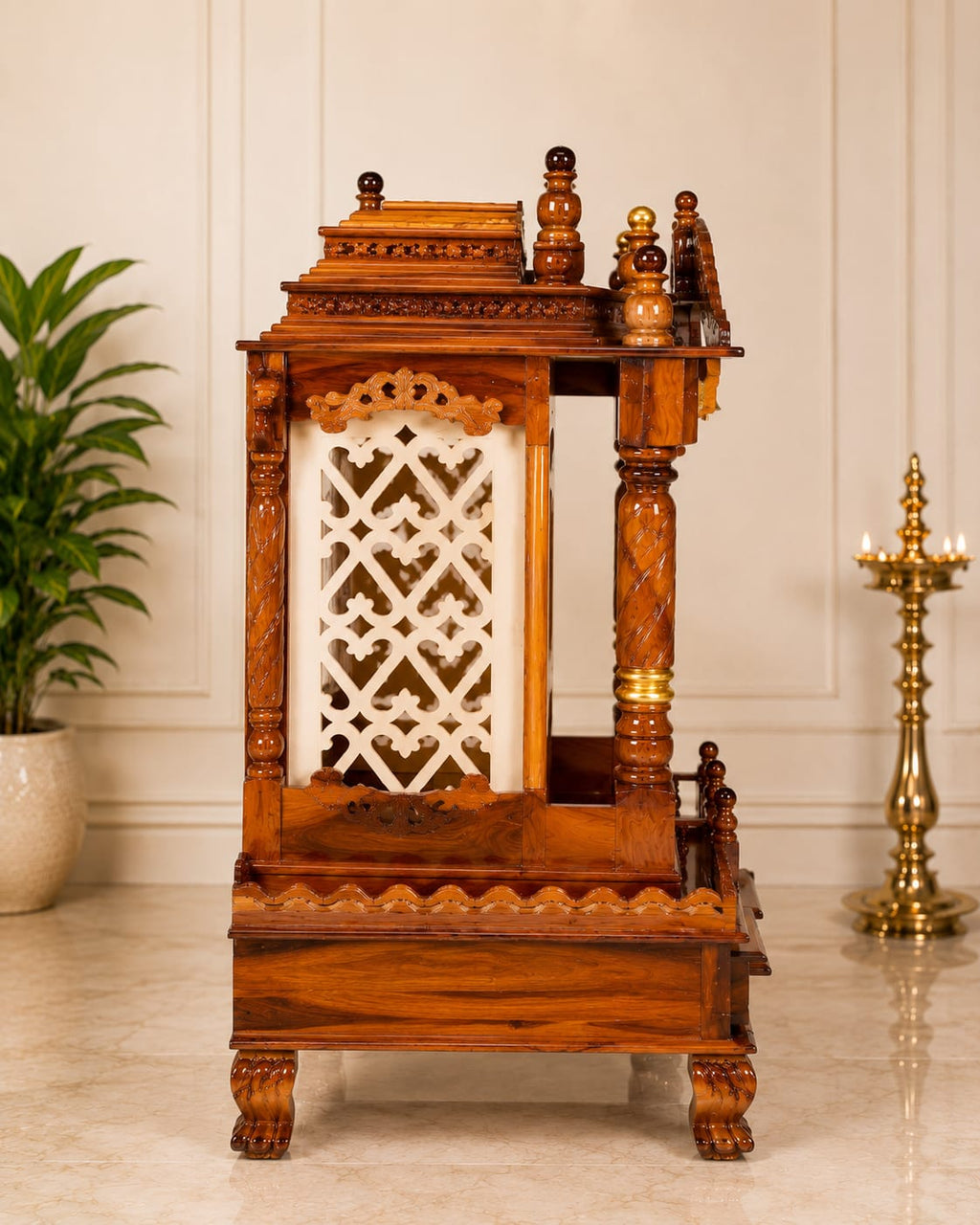 WOODEN DOMASTIC TEMPLE 7144