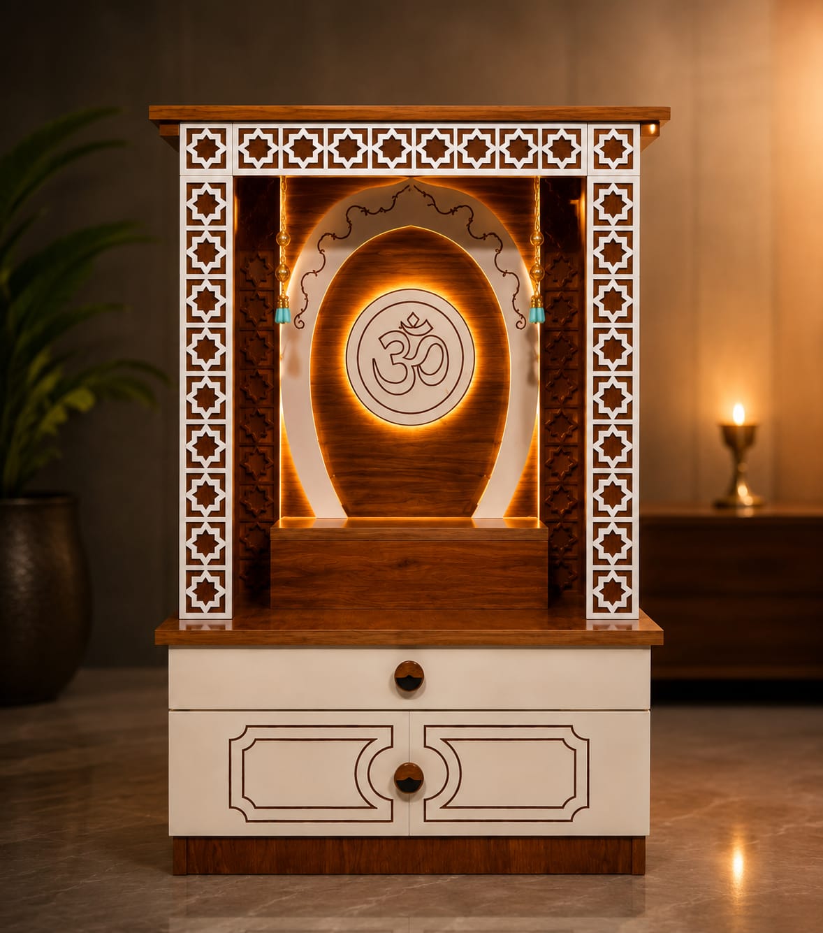 WOODEN DOMASTIC TEMPLE PU : 105