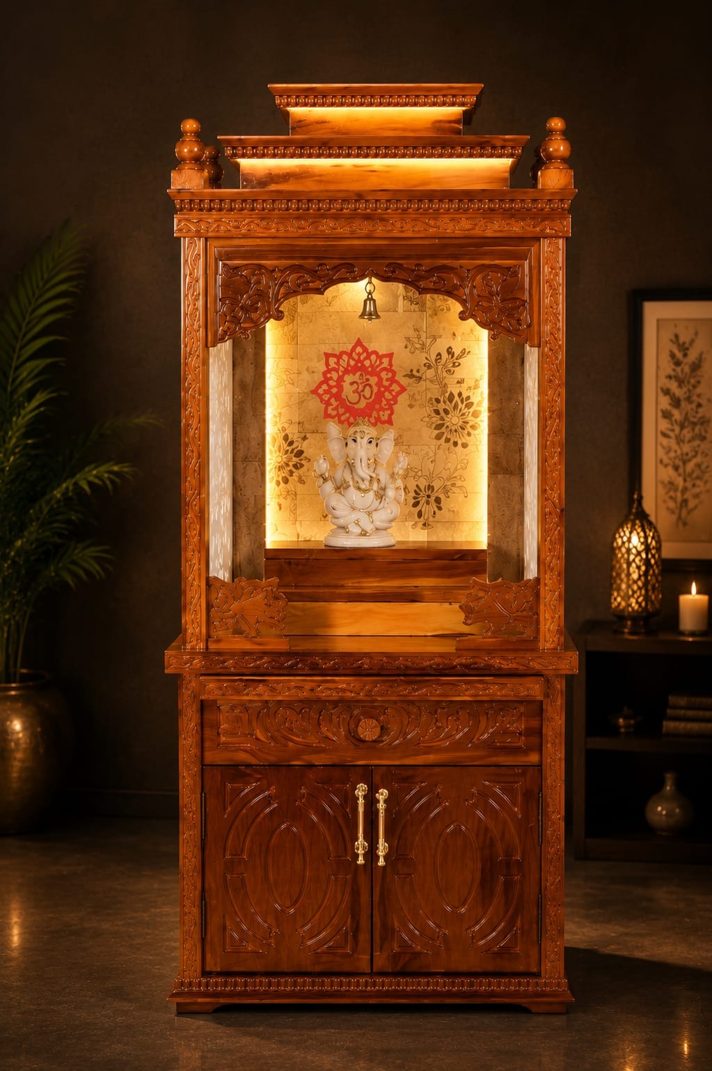 WOODEN DOMASTIC TEMPLE CNC-01