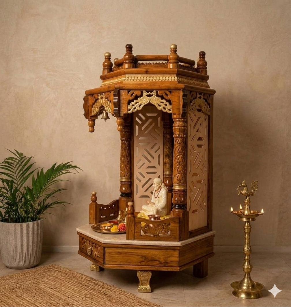 WOODEN DOMASTIC TEMPLE MODEL NO. 7116