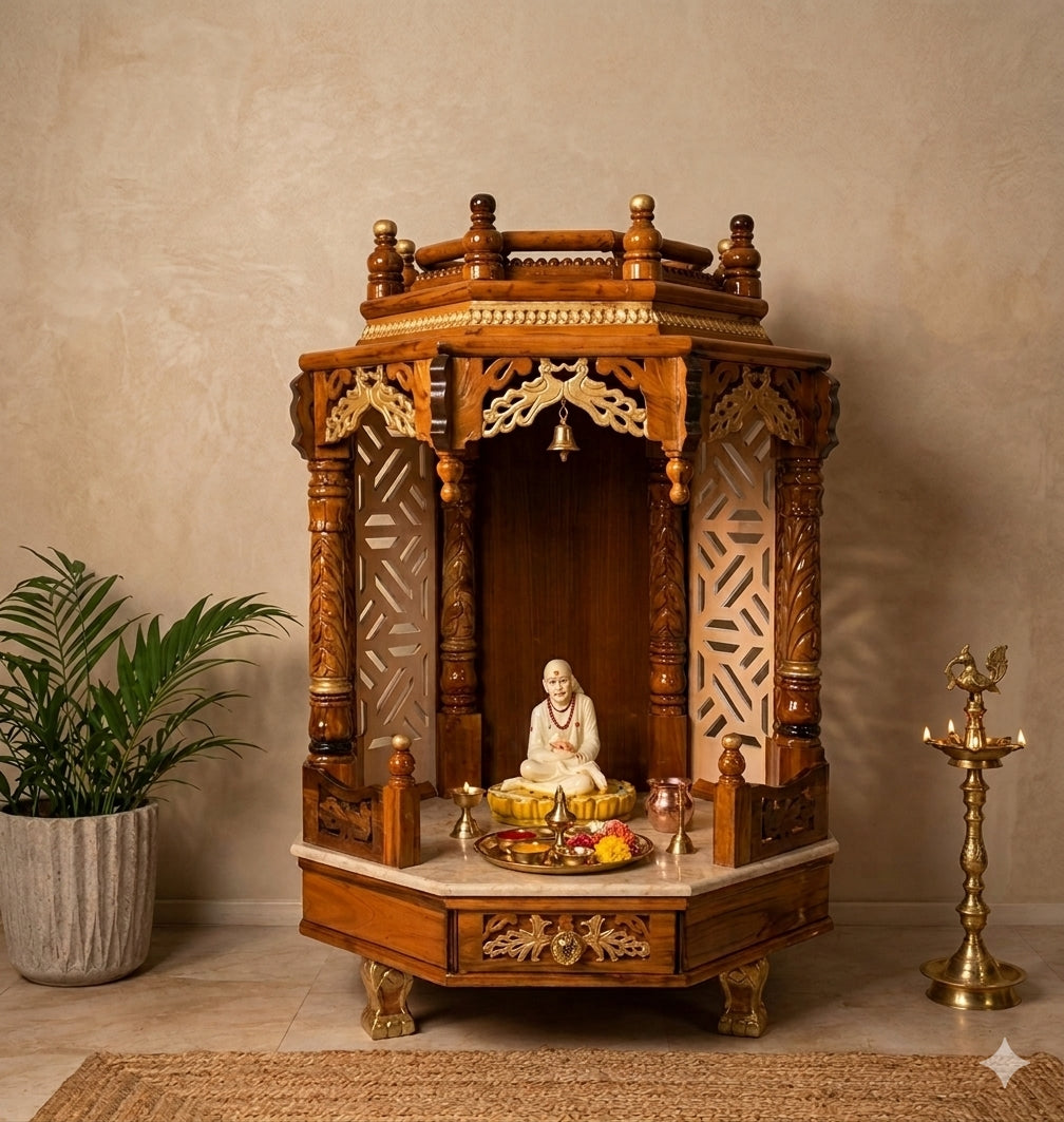 WOODEN DOMASTIC TEMPLE MODEL NO. 7116